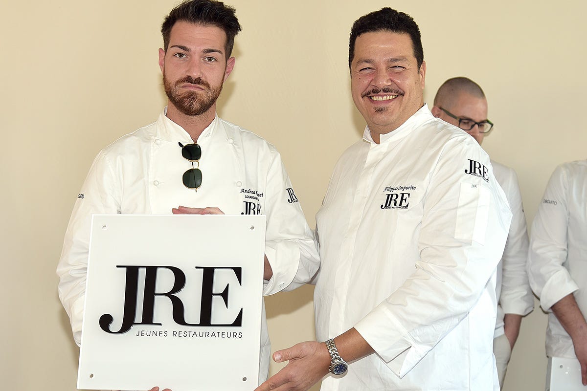 Andrea Monesi e Filippo Saporito Jeunes Restaurateurs Italia, cinque nuovi cuochi nell’associazione