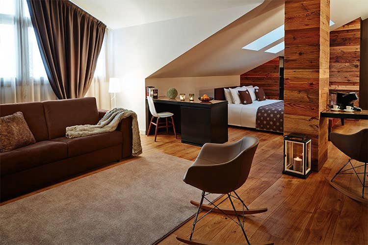 La junior suite del Montana - Trattamenti minerali nella natura al Montana Lodge di La Thuile