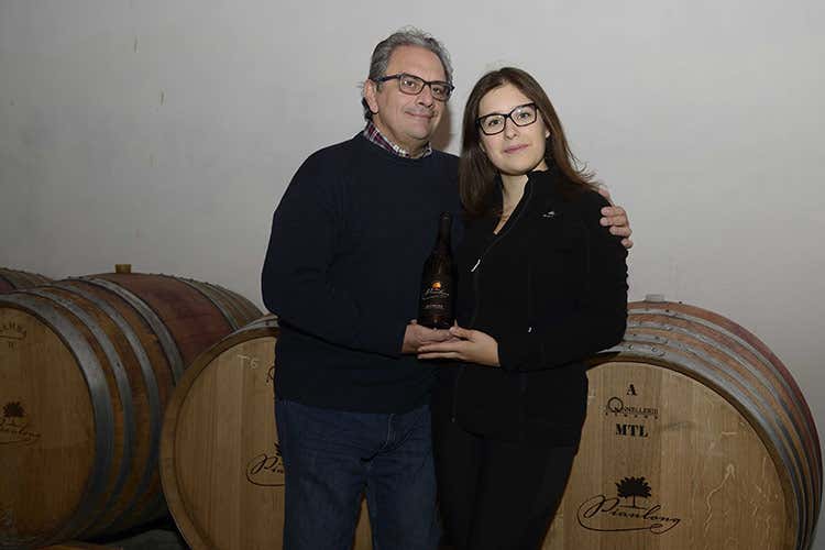 Fabio Marazzi e la figlia Flavia - Novit&agrave; alla cantina Scuropasso: il Buttafuoco Storico Vigna Pinlong