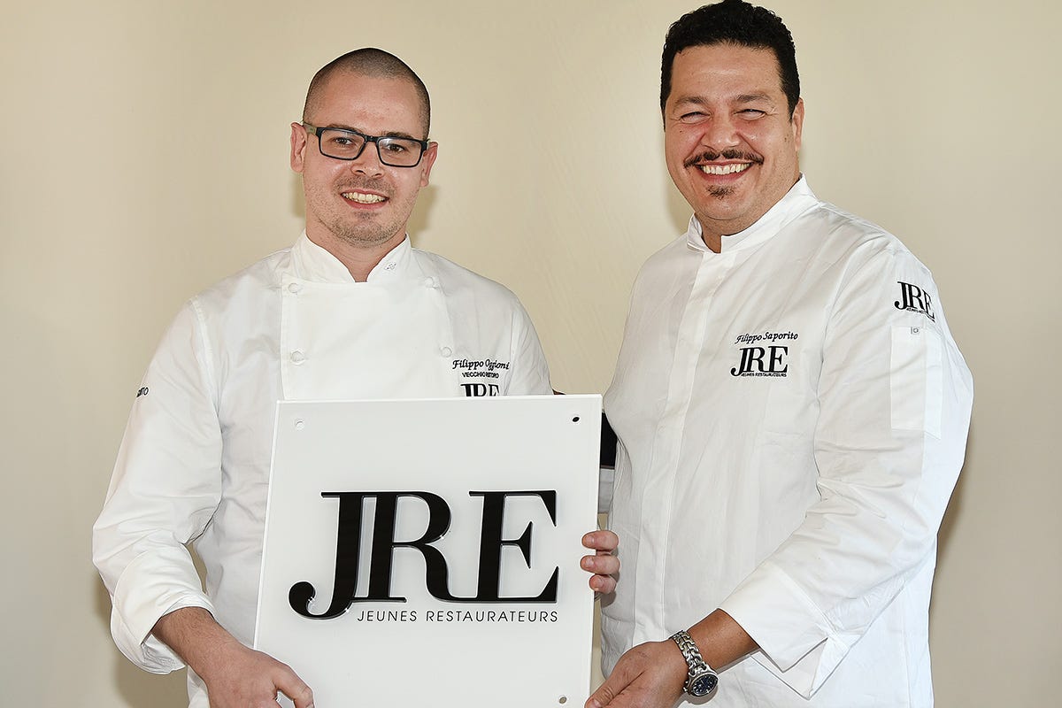 Filippo Oggioni e Filippo Saporito Jeunes Restaurateurs Italia, cinque nuovi cuochi nell’associazione