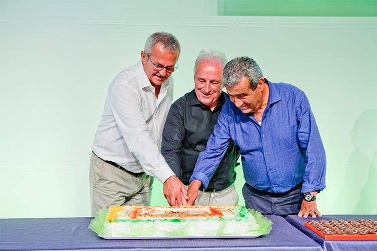 Daniele Becci, Silvano Ferri e Pasqualino Lupone (primo fondatore Consorzio Dop Aprutino Pescarese)