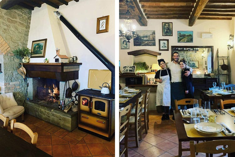 Un borgo contadino recuperato e trasformato in un b&b e osteria - La cucina di Osteria Montagnina Prodotti toscani e genuini a km 0