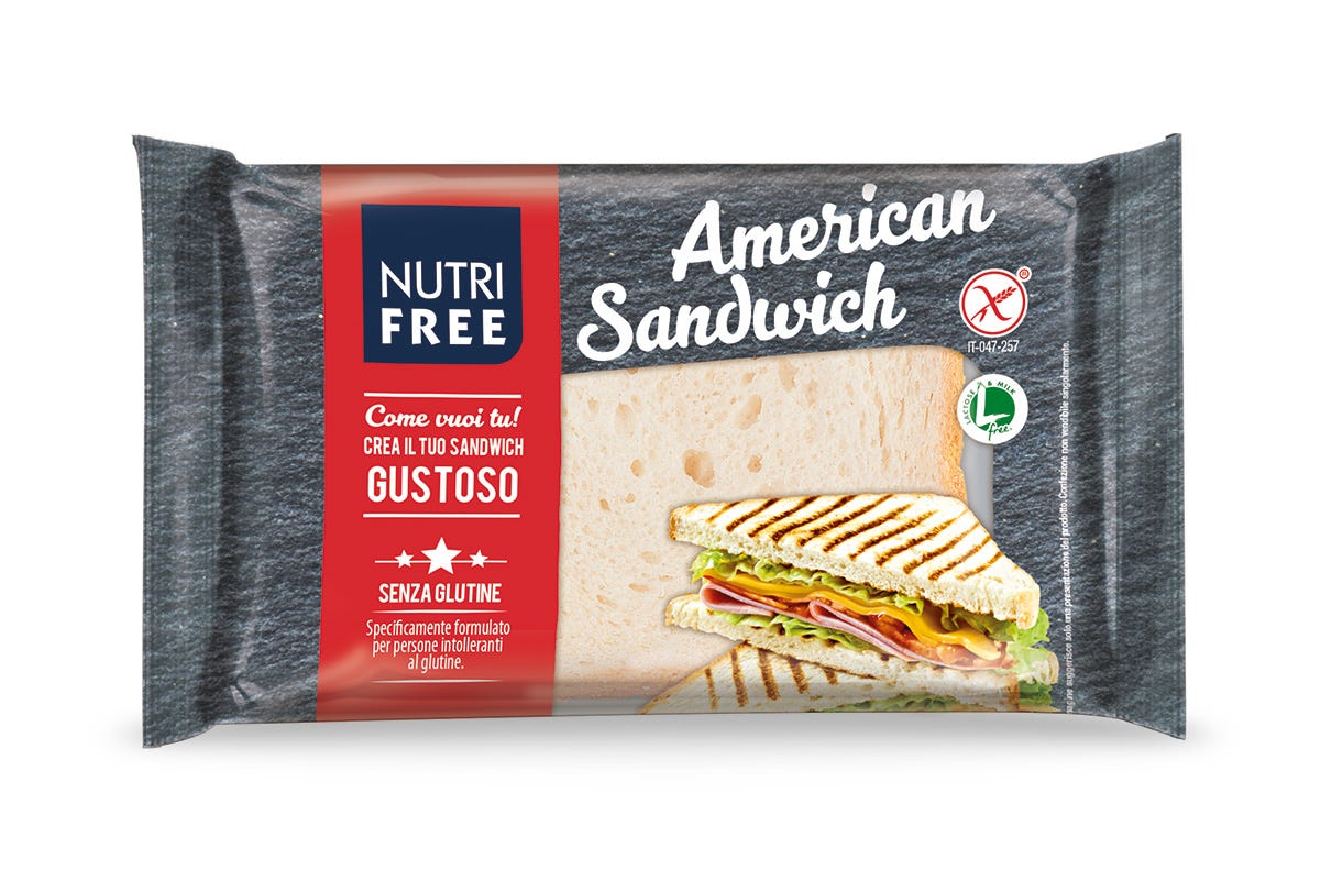 American Sandwich Nutrifree 240 g Street food, l’arte della cucina del “senza”