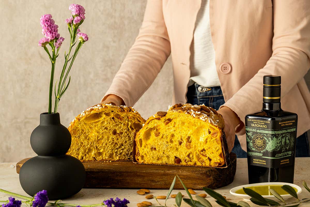 Luigi Biasetto firma il Dolce di Palazzo di Varignana con olio extravergine