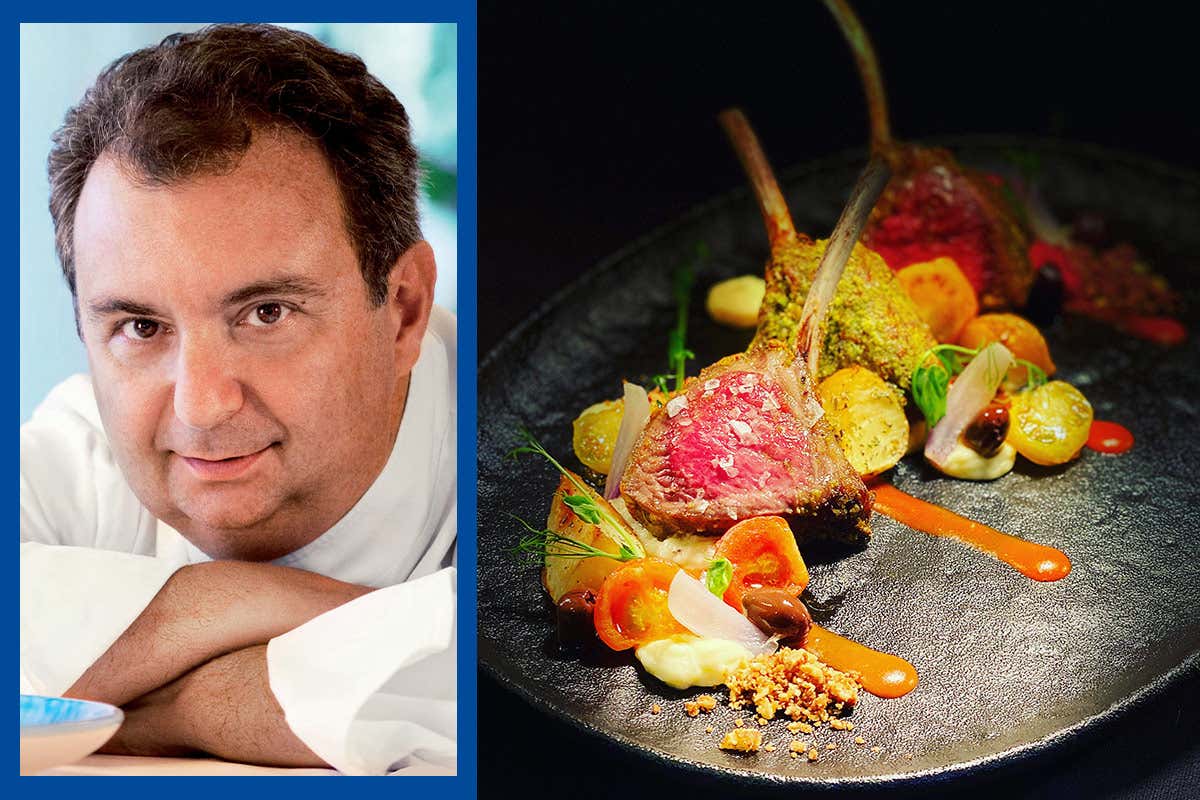 Paolo Gramaglia e il suo Agnello&nbsp; La Pasqua gustosa dei cuochi di Euro-Toques