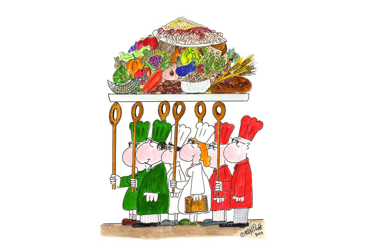 34 vignette per celebrare la Cucina Italiana Patrimonio Unesco
