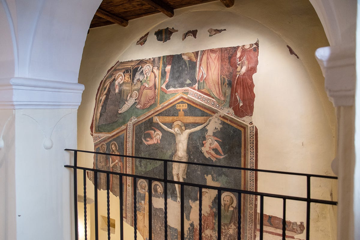 Arte diffusa nel borgo medievale. Foto: Francesca Bocchia 