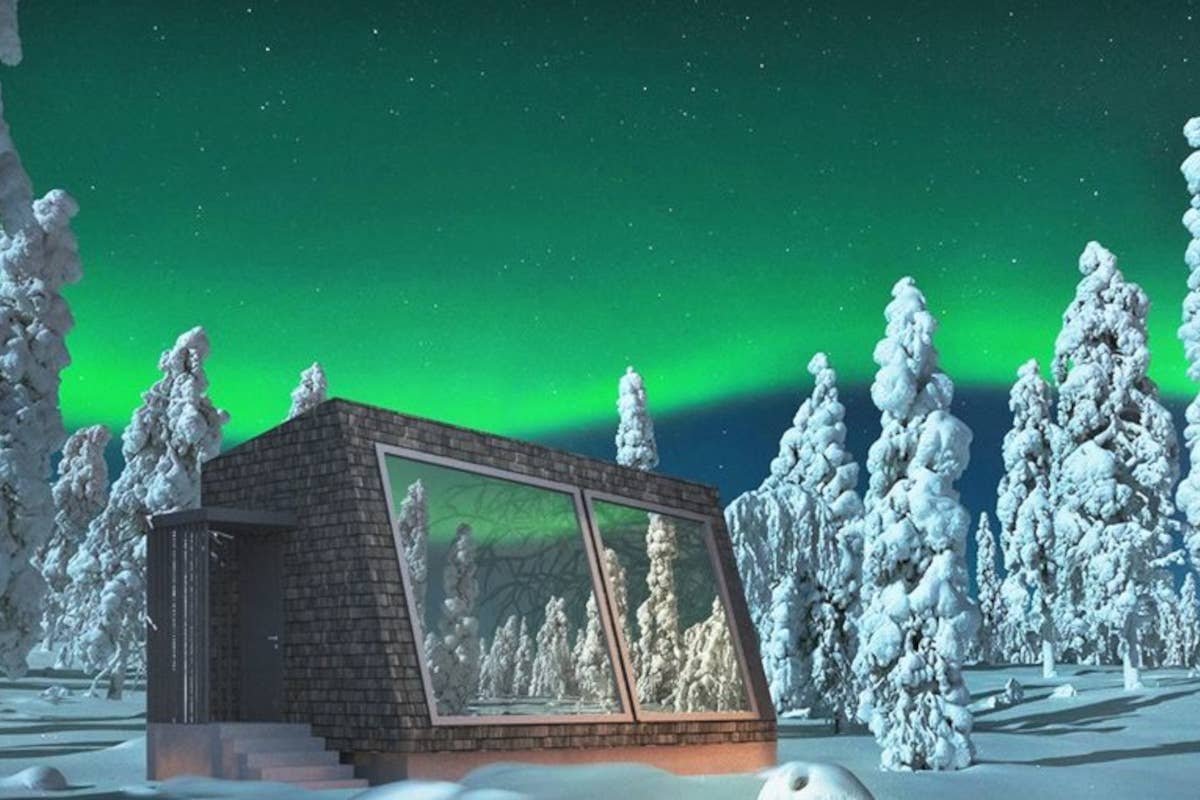 Guarda le aurore boreali da un comodo letto: benvenuti al Lights of Lapland Resort