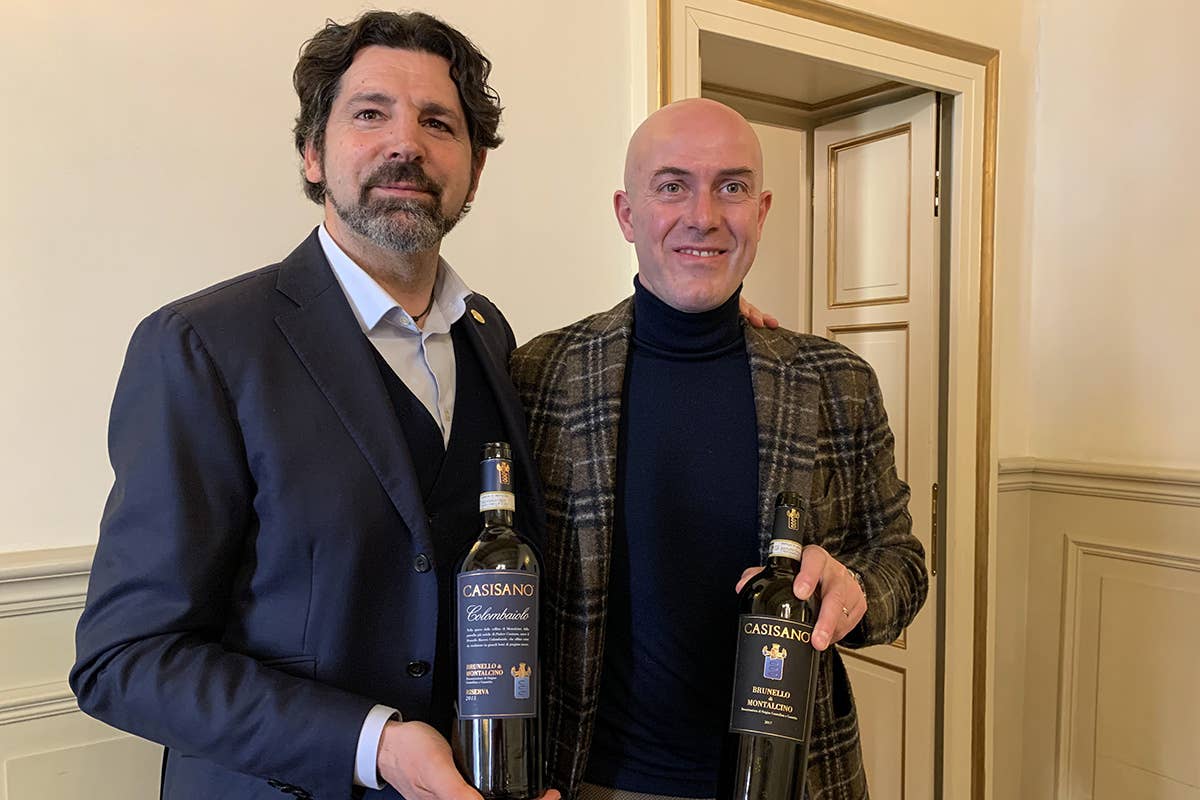 Giancarlo Tommasi ed Emiliano Falsini L’arte di Tommasi sa raccontare Montalcino