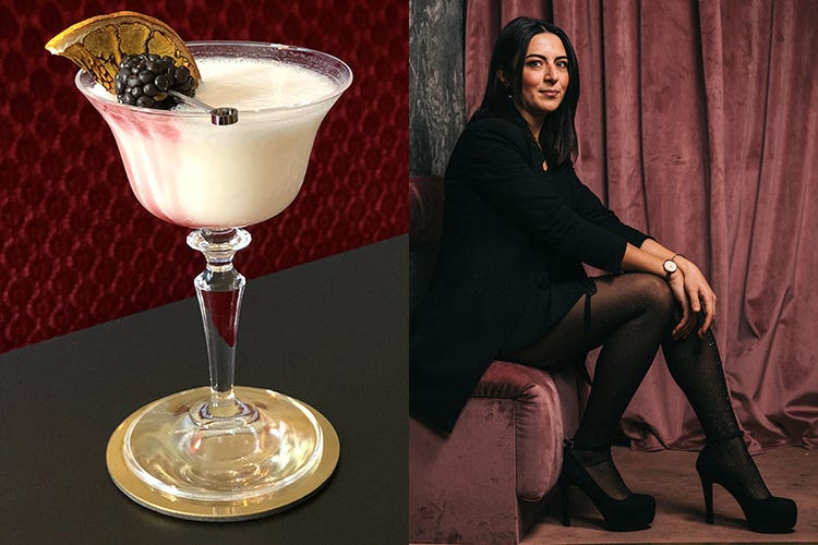 Il cocktail della barlady Sabina Yausheva (Una proposta per Halloween Il Vampire's Breakfast di Yausheva)