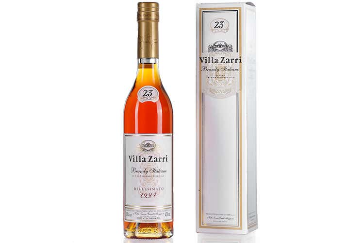 Brandy Villa Zarri Millesimato Riserva 23 anni (Villa Zarri Brandy artigianale italiano)