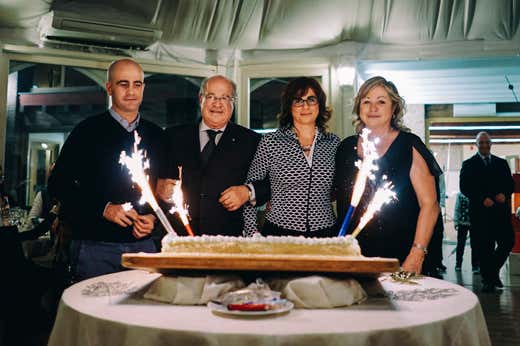 Da sinistra: Giulio, Riccardo, Vittoria e Daniela Gennaro Guadalupi