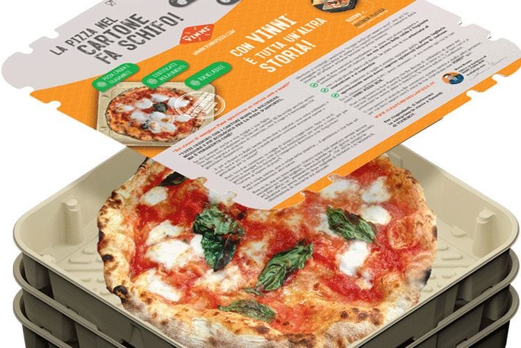 Vinni Pizza Box, il contenitore per asporto che mantiene la pizza calda