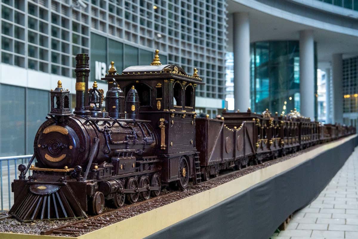 Il Winter Games Express è ufficialmente il treno di cioccolato più lungo del mondo Il Winter Games Express è ufficialmente il treno di cioccolato più lungo del mondo