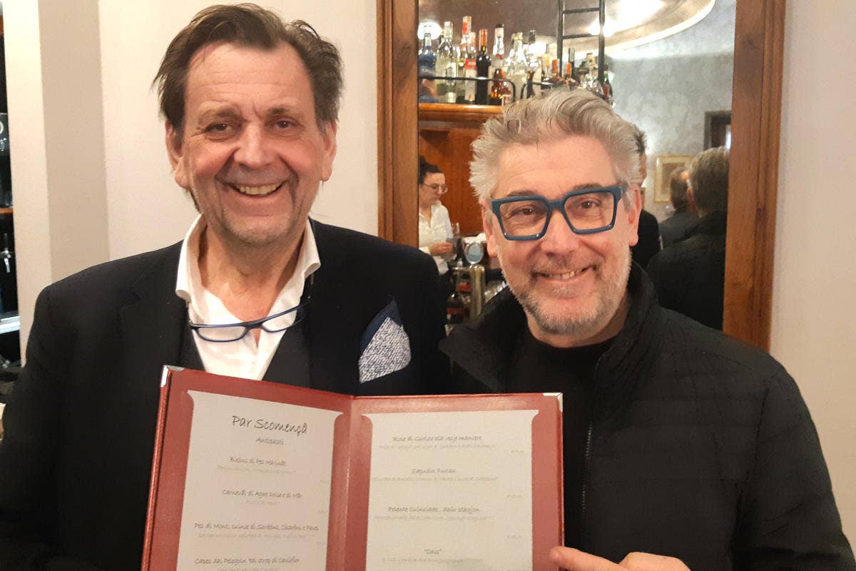 Andrea Ivan e Sandro Uanetto, storici ristoratori della trattoria Da Nando La storica Trattoria da Nando celebra le radici friulane con i propri menù