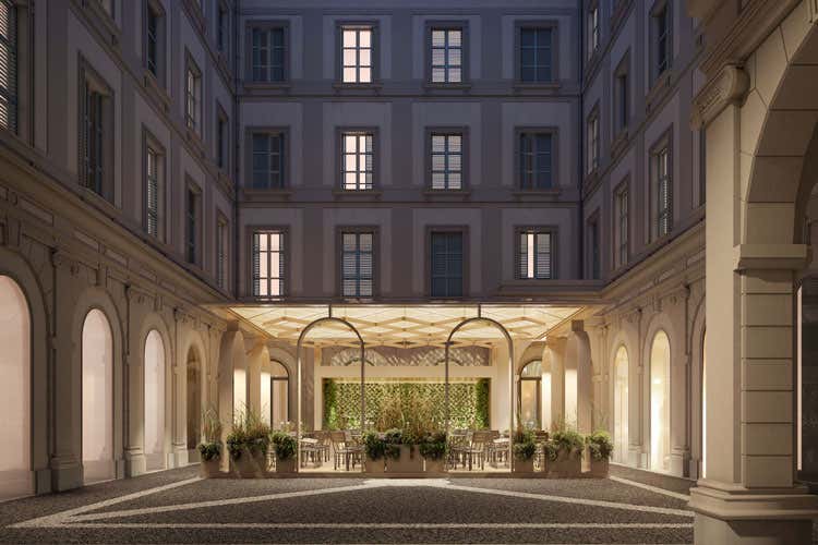 (Apre domani il Cova Garden Un giardino nel salotto di Milano)