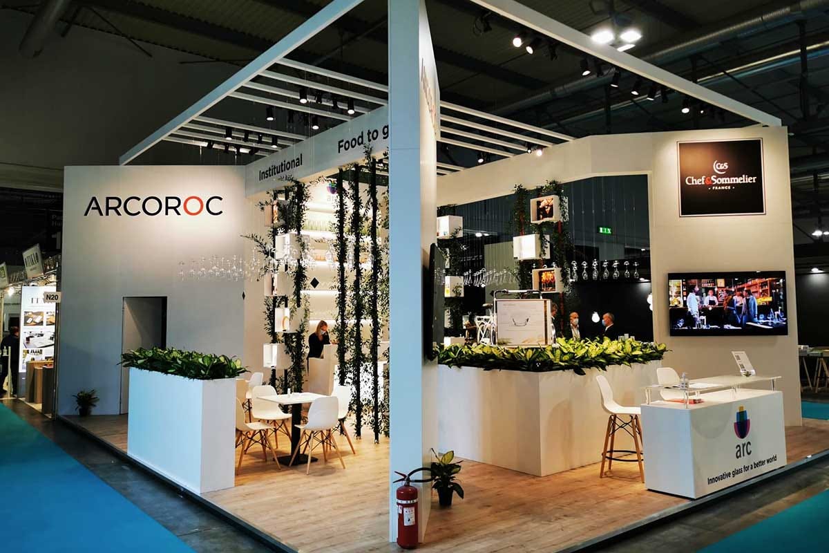 Lo stand Arcoroc a HostMilano 2021 Altro che sacchetti e scatole, per il food delivery c'è il vetro di Arcoroc