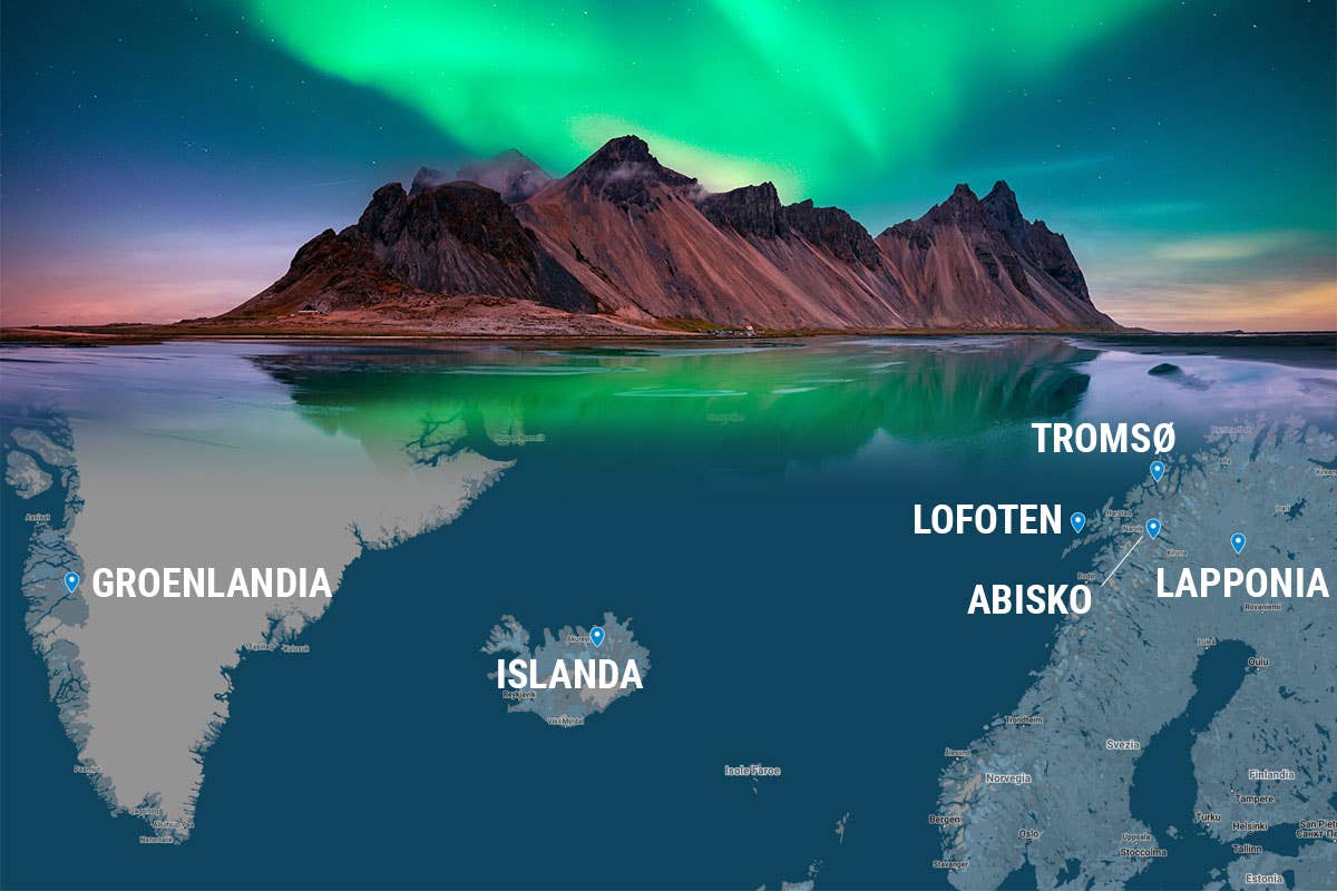 Aurora boreale 2025: dove vederla e dove soggiornare in Nord Europa