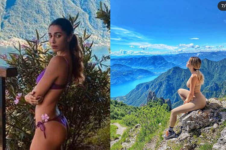 Belen Rodriguez e Diletta Leotta - Tutti al lago, anche a pagamento Comfort e influencer attirano turisti