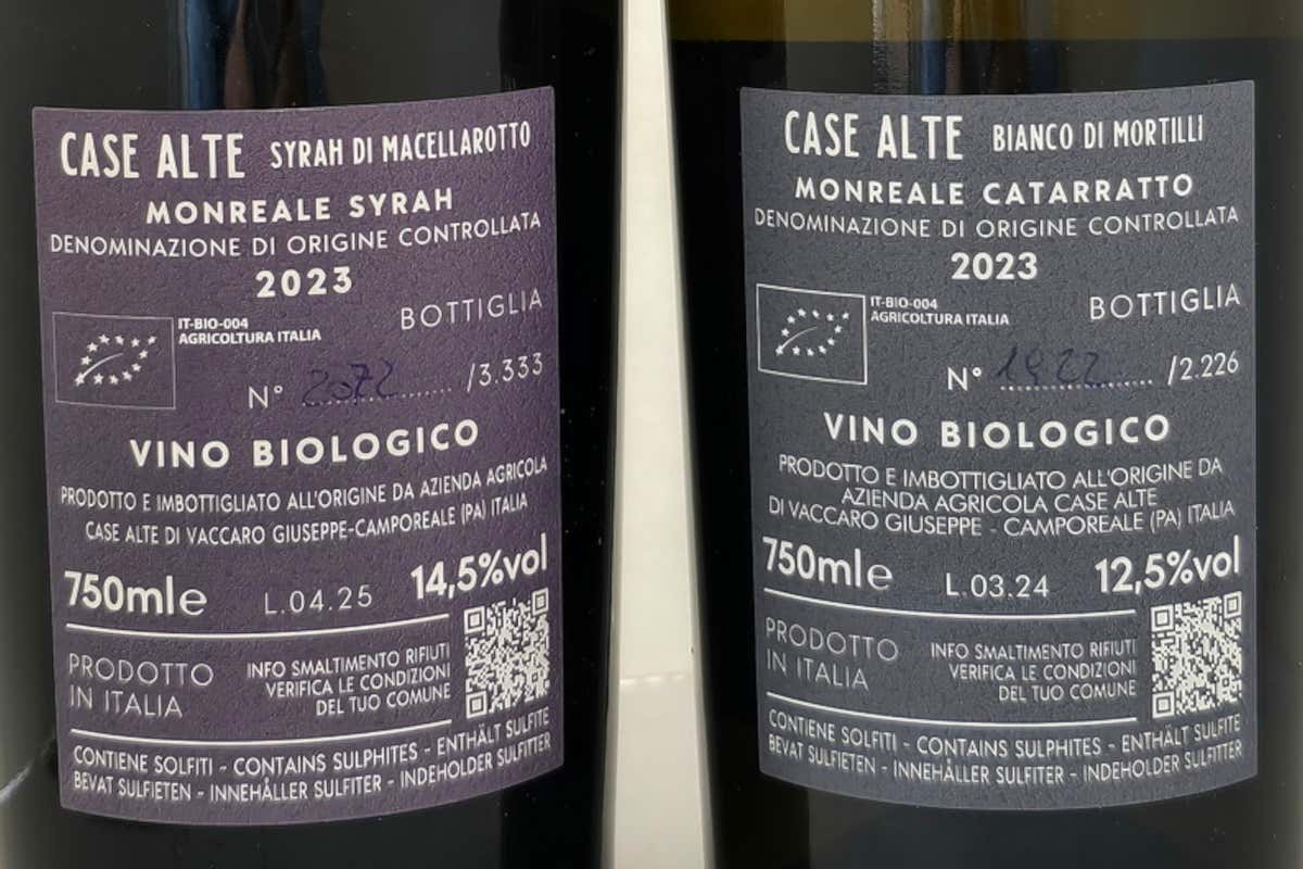 Bianco e Rosso di Case Alte, eccellenti espressioni di Catarratto e Syrah siciliani