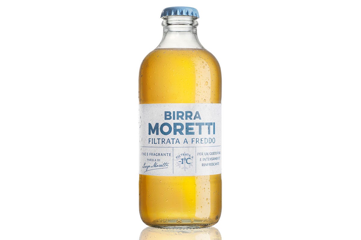Birra Moretti Filtrata a Freddo Birra Moretti Filtrata a Freddo, innovazione di gusto e processo