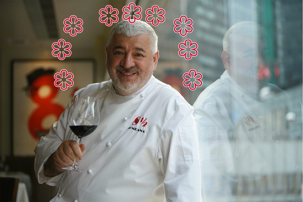Lo chef Umberto Bombana ha raggiunto 9 stelle Michelin Lo chef Umberto Bombana conquista la nona stella Michelin