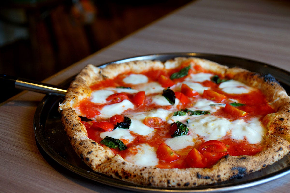 La pizza margherita