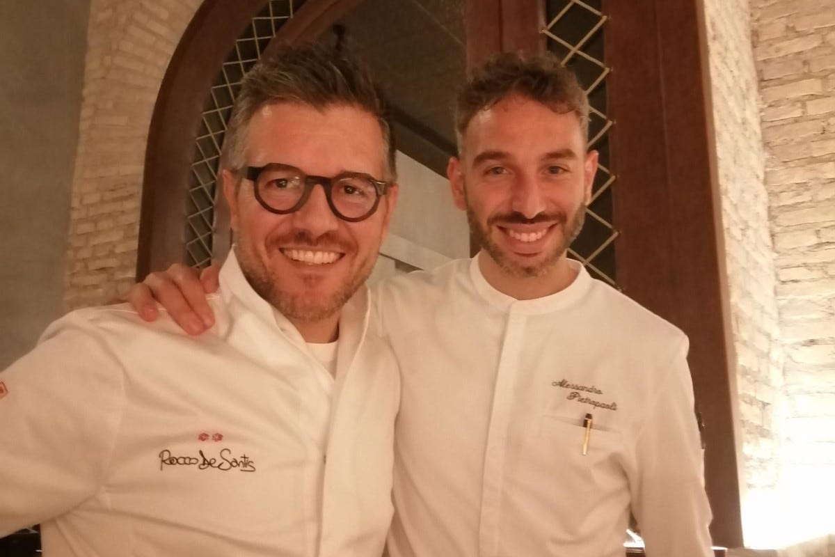 L'incontro culinario tra Alessandro Pietropaoli e Rocco De Santis al Campocori