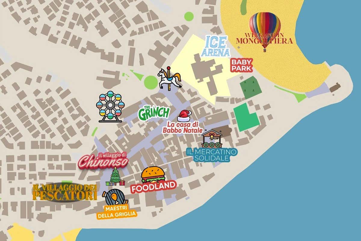 Chinonsò arriva a Caorle: il villaggio del Grinch invade le calli storiche Chinonsò arriva a Caorle: il villaggio del Grinch invade le calli storiche