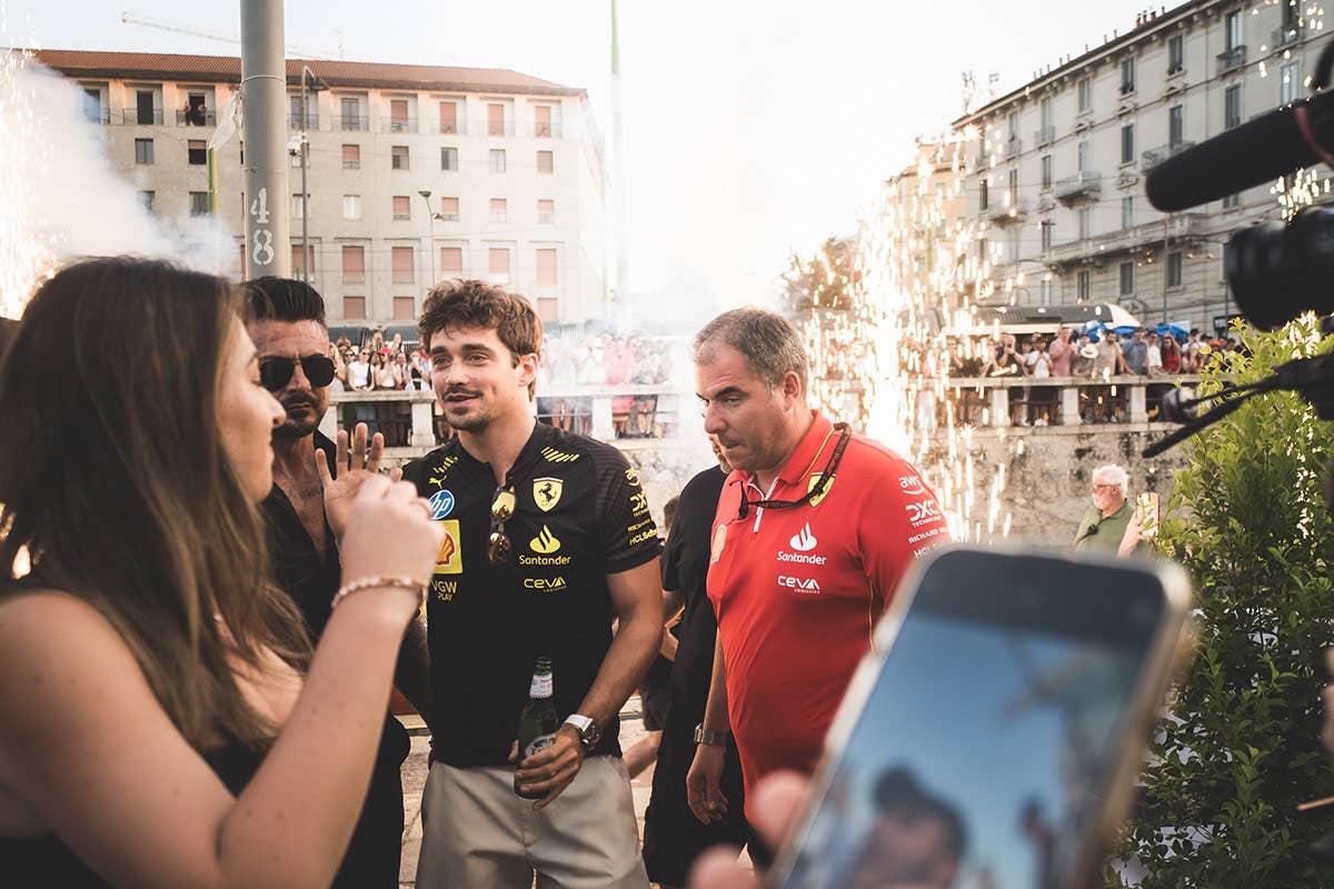 The House of Peroni Nastro Azzurro 0.0% per il Gp d'Italia con Charles Leclerc