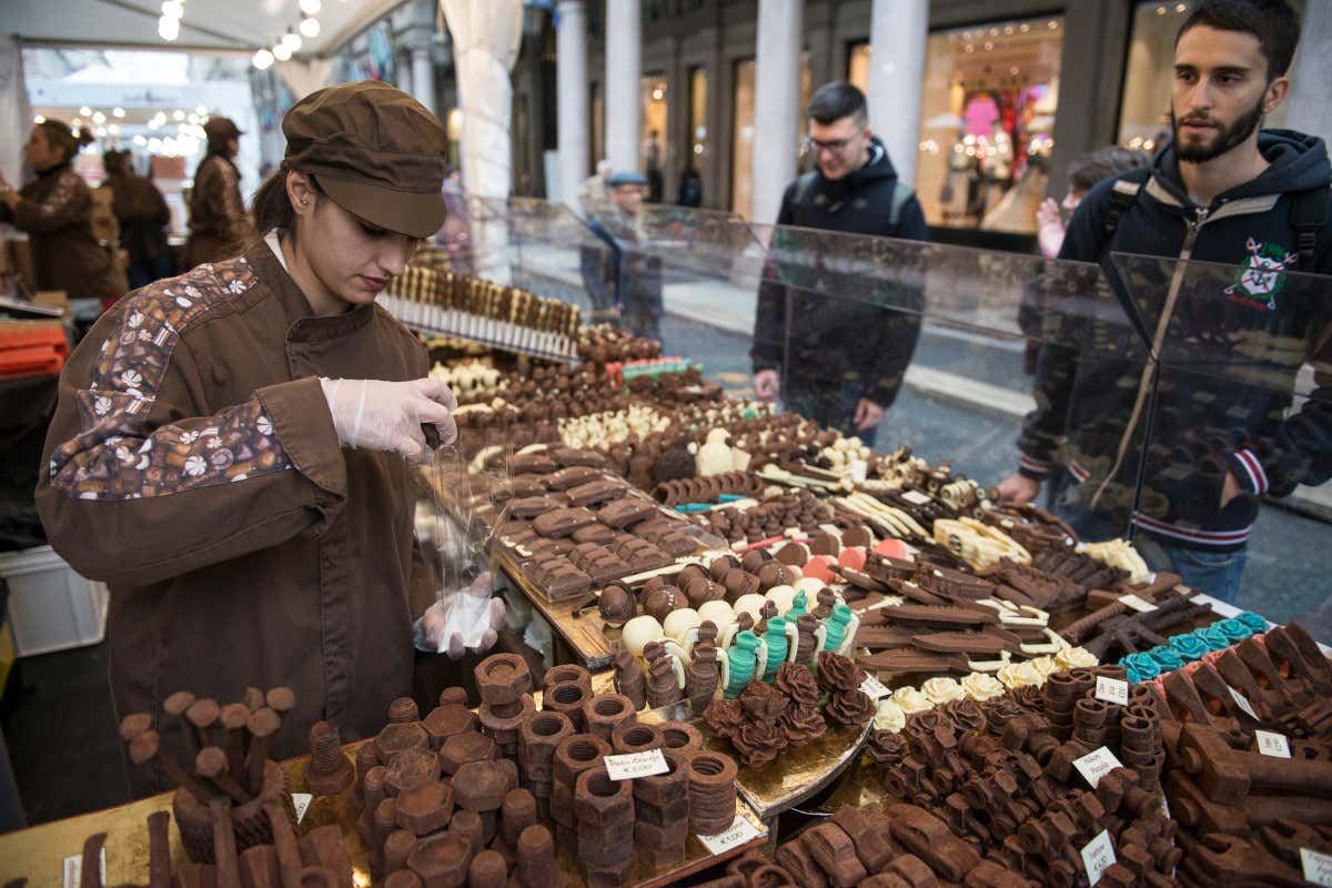 Torino si accende per cinque giorni con la festa del cioccolato