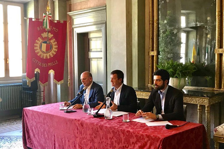 Giuseppe Biagini, Giorgio Gori e Francesco Maroni (Città creative UnescoPoker di candidature per l’Italia)