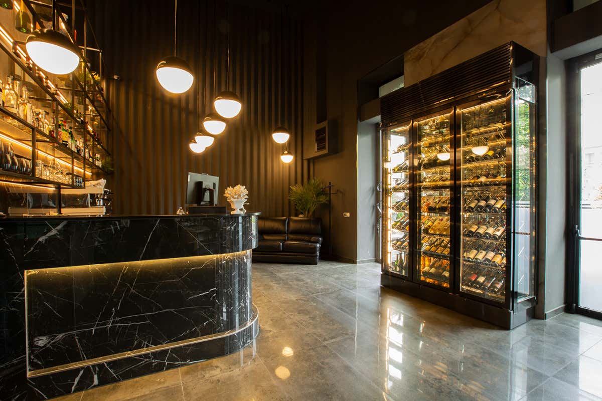 Gli interni del Corallium Pesce fresco e stagionalità: i pilastri di Corallium a Milano Gli interni del Corallium Pesce fresco e stagionalità: i pilastri di Corallium a Milano