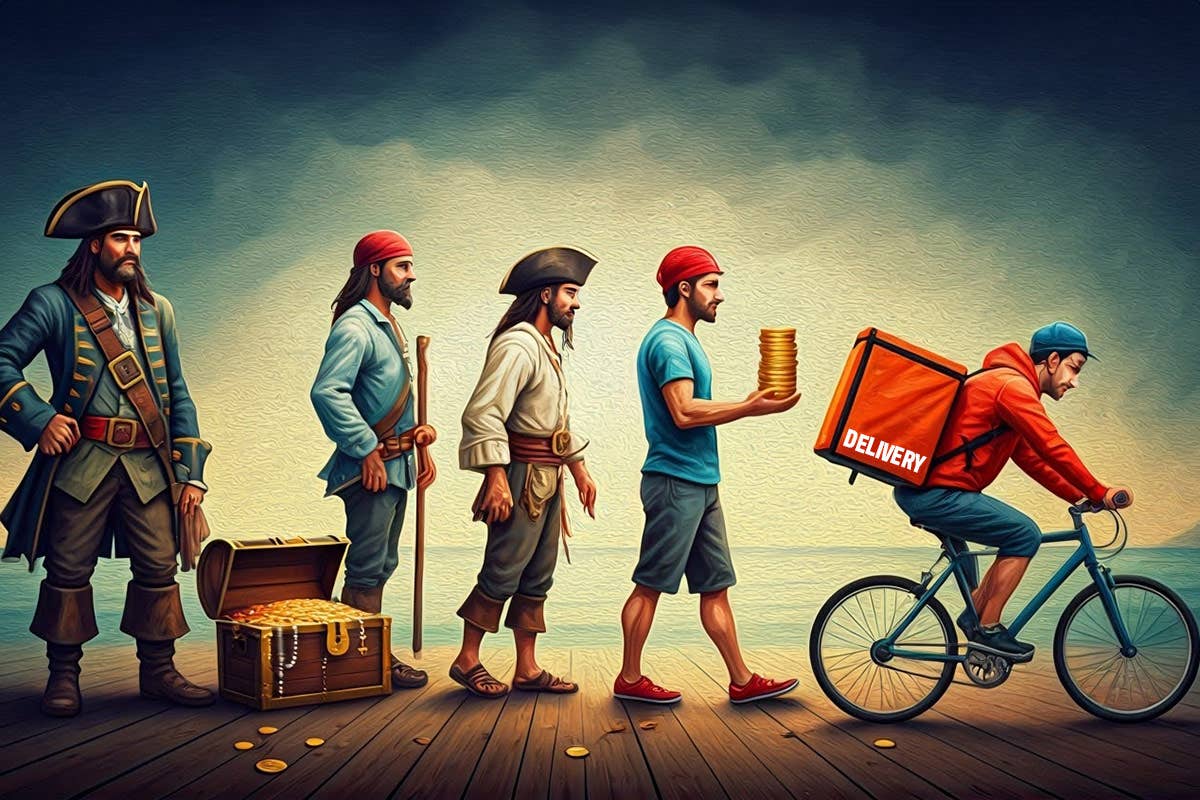 La nuova era della delivery: scomparsi i “corsari”, rimangono i professionisti