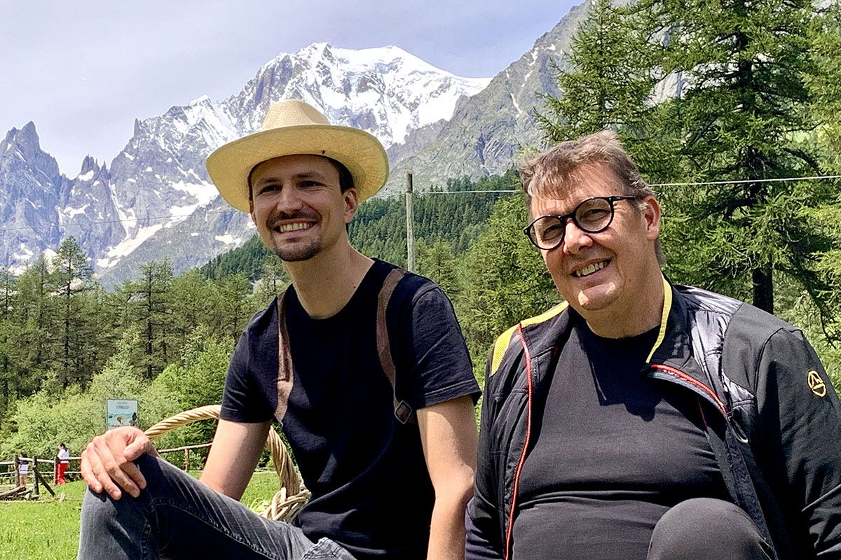 Paolo Griffa e Alessandro Gilmozzi: la cucina con le erbe spontanee dal Monte Bianco alle Dolomiti 