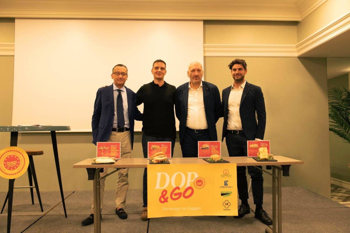 La presentazione del Tour dei quattro formaggi Dop Dop