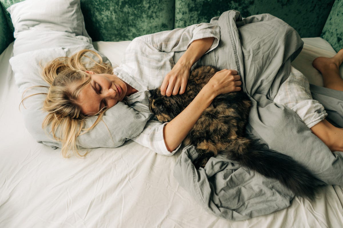 Dormire con il cane o il gatto, sì o no per la nostra salute?