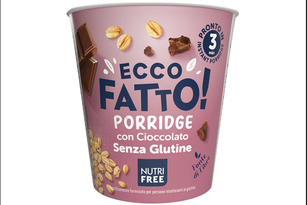 Ecco Fatto! Il porridge senza glutine di Nutrifree in due nuove varianti 
