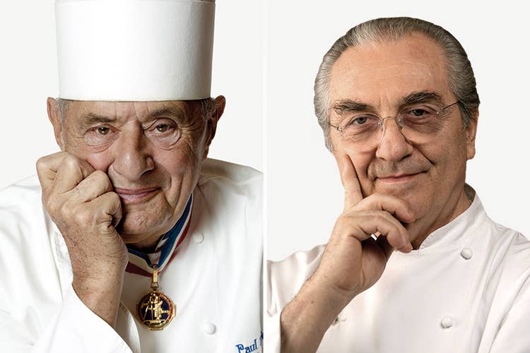 Paul Bocuse e Gualtiero Marchesi (La giacca bianca che fa la differenza)