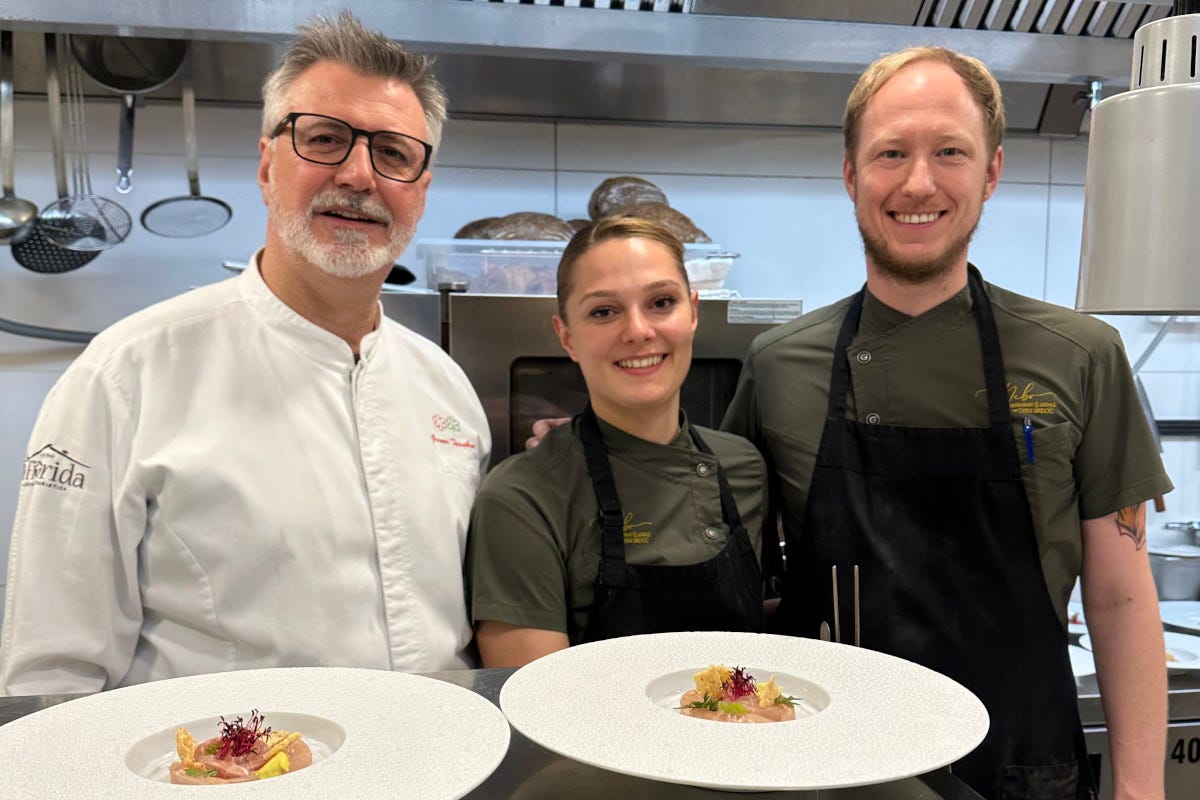 La cena “fusion” a 4 mani di chef Gianni Tarabini e Deni Srdoc a Fiume