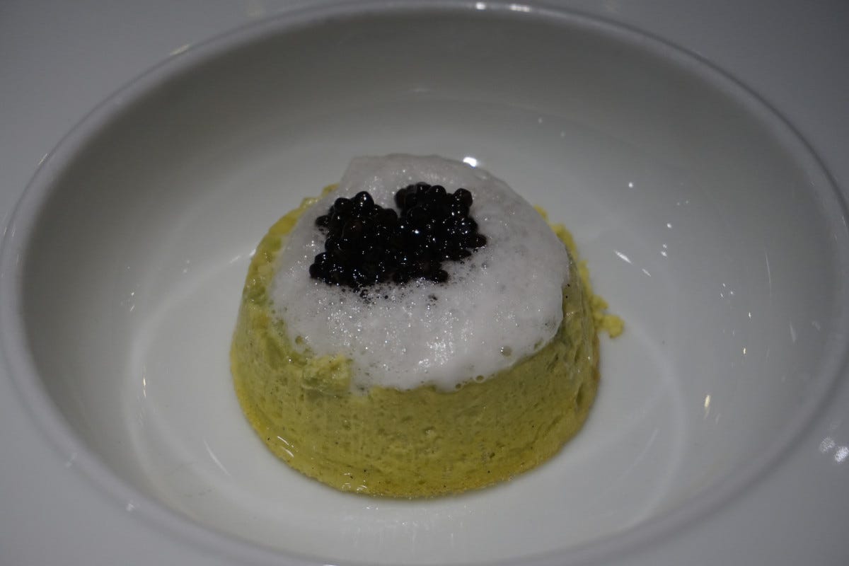 Flan di zucchine trombetta e champagne  Matrimonio d’eccellenza: Al Carroponte di Bergamo è Calvisius Ambassador