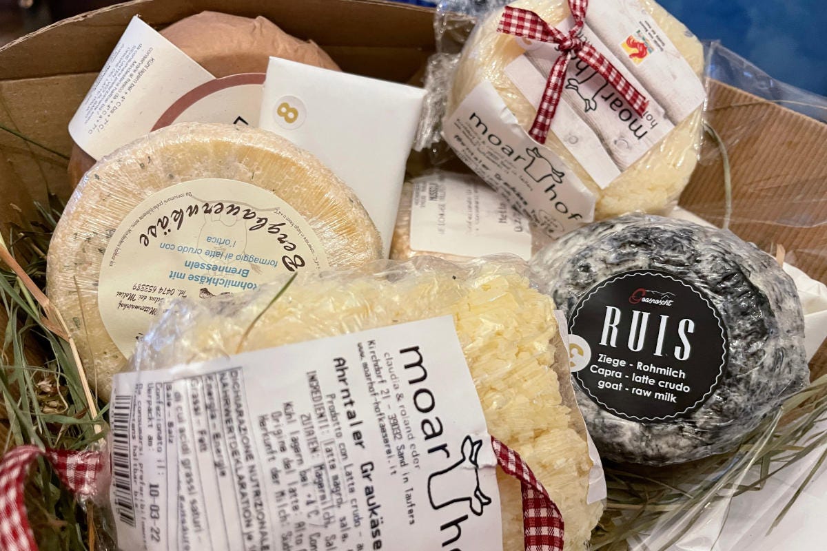Alcuni formaggi della Valle Aurina Non solo il mitico Grauchese, per chi ama i formaggi