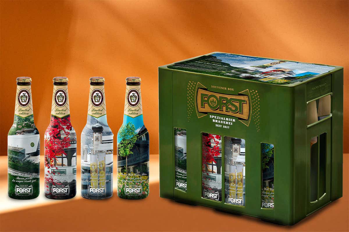 Birra Forst lancia la Souvenir Box 2025 con 12 bottiglie da collezione
