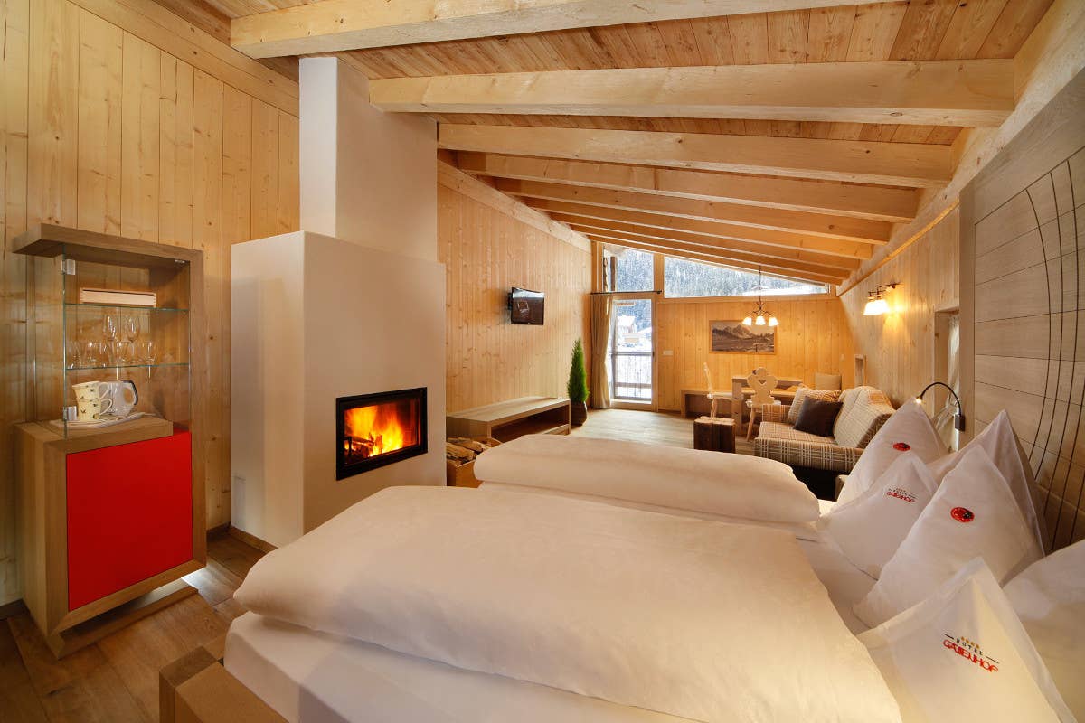 Una suite dello chalet Chalet Gratznhäusl un soggiorno di privacy e romanticismo