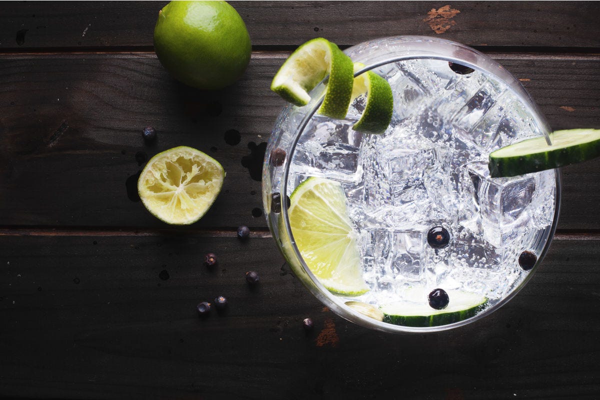 Tra gli spirits più ricercati negli acquisti online, al primo posto c'è il gin