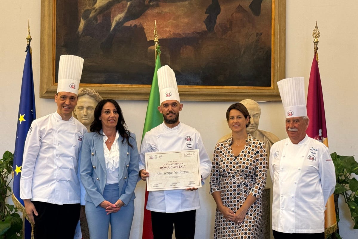 Lo chef Giuseppe Mulargia premiato con “Cucina Italiana per Roma Capitale”