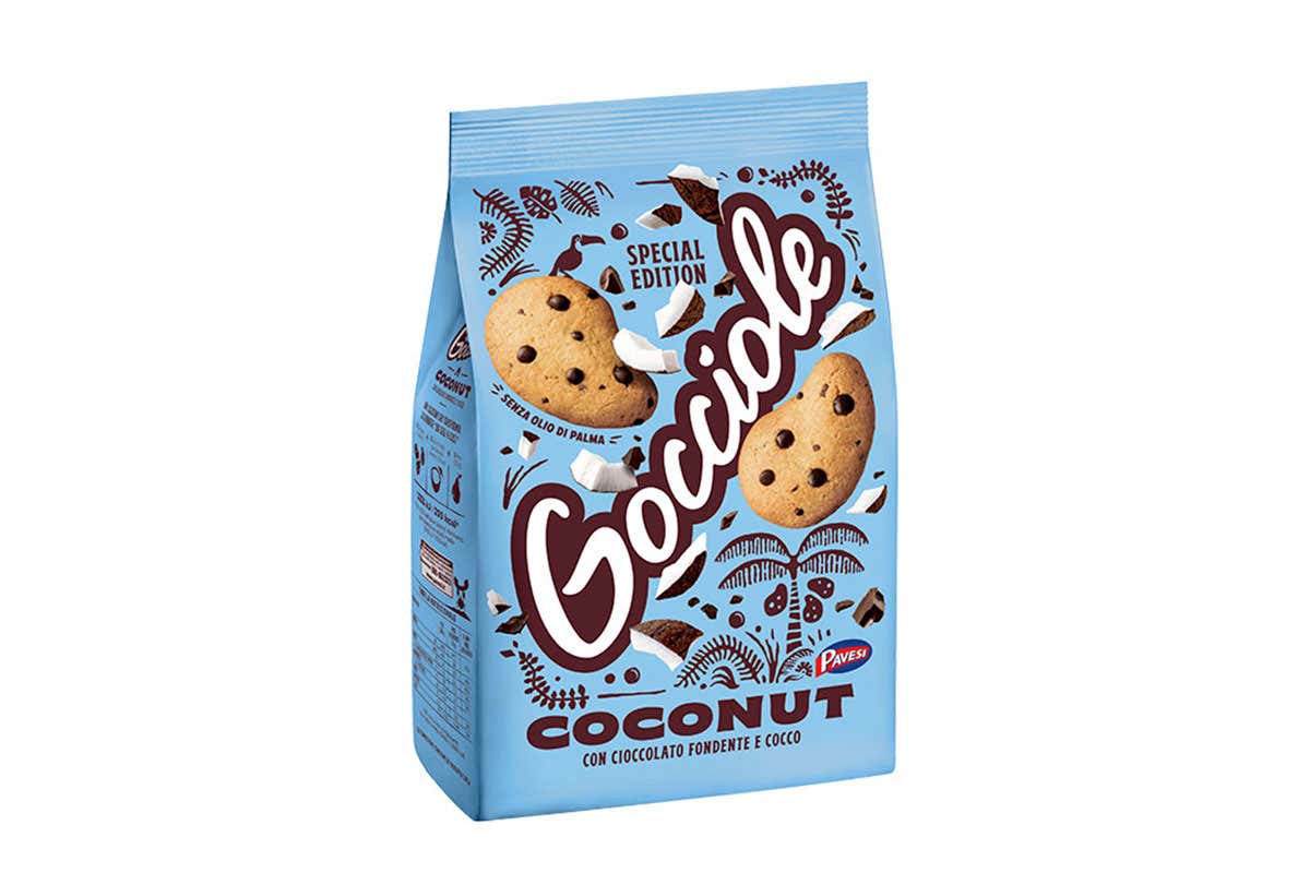 La nuova referenza lanciata a febbraio 2021: Gocciole Coconut Il biscotto pi&ugrave; amato dagli italiani? Sono le Gocciole di Pavesi