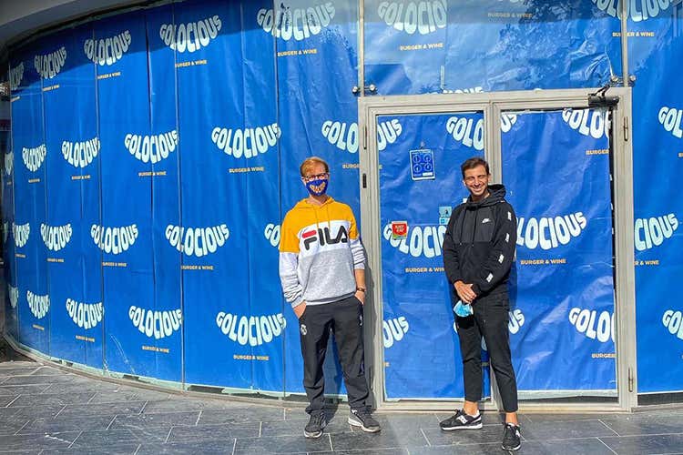  Vincenzo Falcone e Gian Andrea Squadrilli - A Roma gli hamburger di Golocious Si parte con asporto e delivery