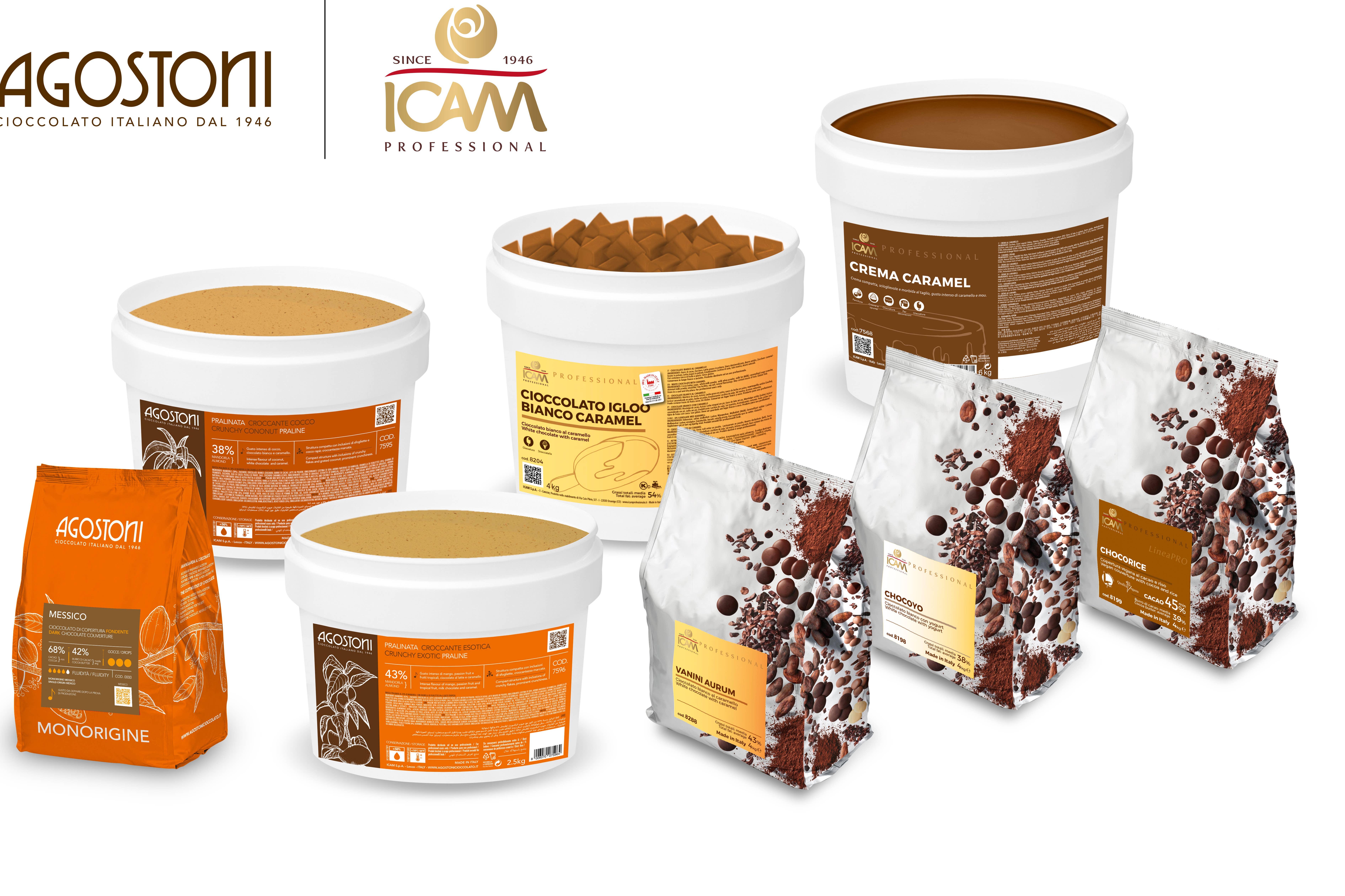 Le novità Icam presentate a Sigep Icam, cioccolato denso di novità