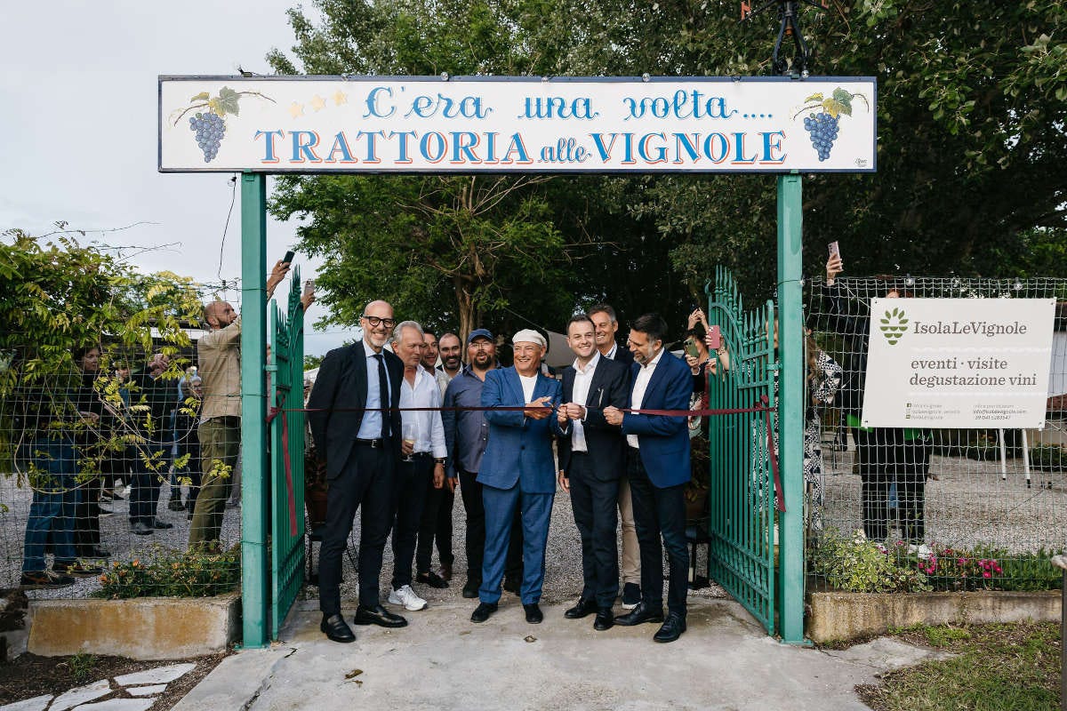 A Venezia due ettari di uva Dorona negli spazi dell’ex trattoria Le Vignole